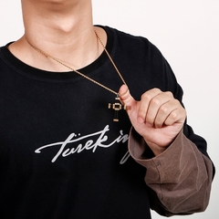 CORRENTE AÇO INOX CRUCIFIXO VAZADO - Pulseiras e Acessórios Masculino | Sr Lordre