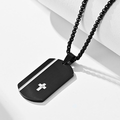 Imagem do Colar Masculino Tag Aço Inoxidável Premium