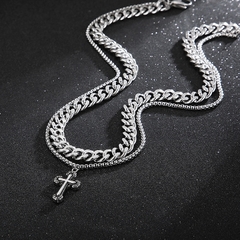 CORRENTE CRUCIFIXO DUPLO