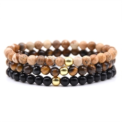 KIT DE PULSEIRA DE PEDRA NATURAL 6MM - comprar online