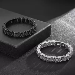 Pulseira Masculina Corrente Rock Aço Inoxidável - Pulseiras e Acessórios Masculino | Sr Lordre