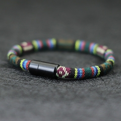 Imagem do Pulseira Masculina Tecido Tramado