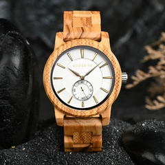 Relógio Masculino Funcional Casual Madeira Premium - loja online