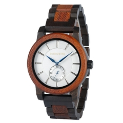 Relógio Masculino Funcional Casual Madeira Premium