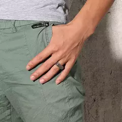 Anel Masculino Flat Aço Inoxidável Premium - Pulseiras e Acessórios Masculino | Sr Lordre