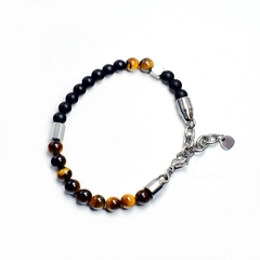 Imagem do Pulseiras Masculino Bacco de Pedra Natural 6mm