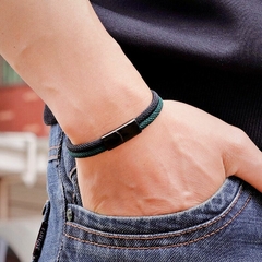 Pulseira Masculina Alar Corda Náutica Dupla - comprar online