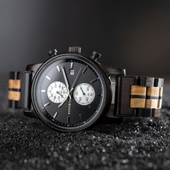 Relógio Masculino Gualos Quartzo Coleção Madeira Premium - comprar online