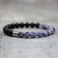 Pulseira Masculina Apolo de Pedra Natural 8mm - Pulseiras e Acessórios Masculino | Sr Lordre