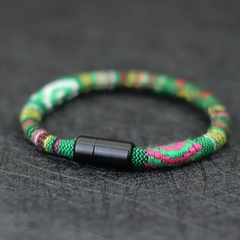 Pulseira Masculina Tecido Tramado - comprar online