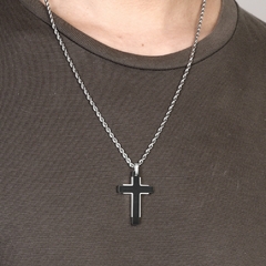Colar Masculino Rock Aço Inoxidável Premium - comprar online