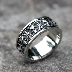 Anel Masculino Caveira Gods de Aço Inox na internet