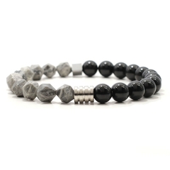 Pulseira Masculina Apolo de Pedra Natural 8mm - Pulseiras e Acessórios Masculino | Sr Lordre