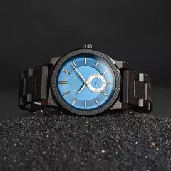 Relógio Masculino Funcional Casual Madeira Premium