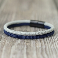 Pulseira Masculina Alar Corda Náutica Dupla - comprar online
