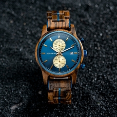 Relógio Masculino Gualos Quartzo Coleção Madeira Premium - Pulseiras e Acessórios Masculino | Sr Lordre