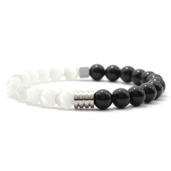 Pulseira Masculina Apolo de Pedra Natural 8mm - comprar online