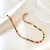 Choker riviera de zircônia colorida banhado a ouro 18k - comprar online
