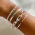 Pulseira fita laminada 6mm lisa banhada a prata - comprar online