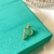 Pingente Letra P cravejada zircônia cristal banhado a ouro 18k - comprar online