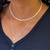 Colar ponto de luz coração p zircônia cristal prata 925 - comprar online