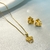 Conjunto Infantil Colar e Brincos Minie banhado a ouro 18k na internet