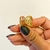 Anel largo círculos com entremeio zircônias banhado a ouro 18k - comprar online