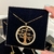Colar personalizado Árvore da Vida nomes com borda cravejada banhado a ouro 18k