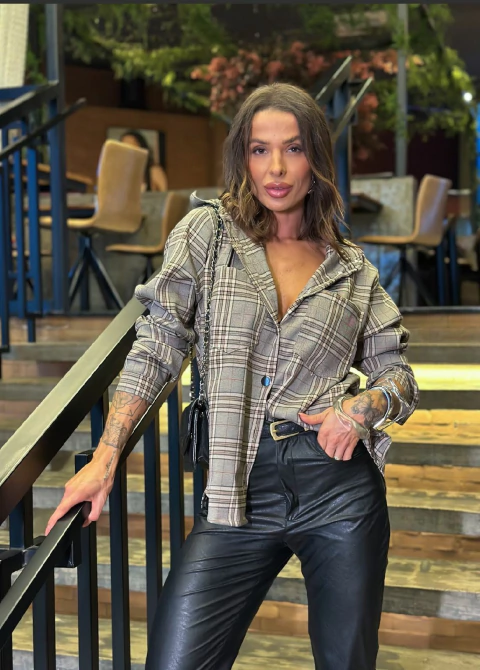 Camisa Xadrez Celine - comprar online