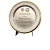 Plato Circular con ribete de bronce - comprar online