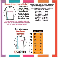 Pijama Dibu Argentina 100% algodón peinado premium y doble estampa T4 al 14 - comprar online