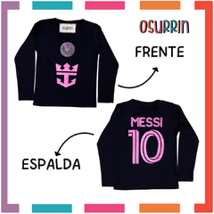 Pijama Messi Inter 100% algodón peinado premium y doble estampa T4 al 14. - comprar online