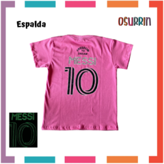 Remera GLOW MESSI Inter Miami que BRILLA en la oscuridad 100% algodón peinado premium en internet