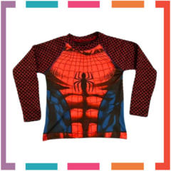 Remera Agua Lycra Anticloro Filtro Uv Hombre Araña