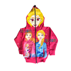 ¡PROMO! Campera FROZEN - ELSA doble frisa capucha con máscara y bolsillos. T4 al 12. en internet