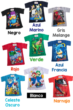 Remera algodón manga corta estampa clásica HOMBRE ARAÑA de personajes en internet