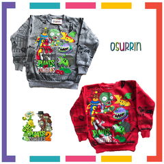 ¡Ultimos en PROMO! Buzo Estampa ARAÑA - DRAGON BALL - ZOMBIES cuello redondo. en internet