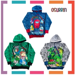 Buzo Frisa NARUTO con Capucha estampa Clasica - OSURRIN