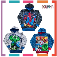 Buzo Frisa PERSONAJES con Capucha estampa Clásica - tienda online