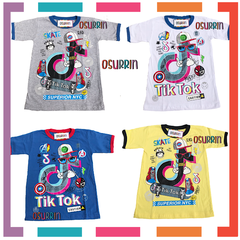 Remera Edición Especial TIK TOK algodón. T4 al 14. Avengers / Skate en internet