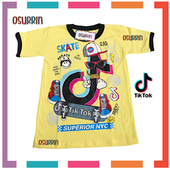 Imagen de Remera Edición Especial TIK TOK algodón. T4 al 14. Avengers / Skate