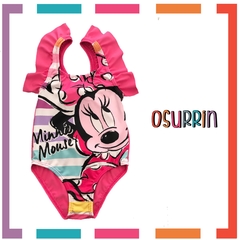 Malla Lycra Premium Full Print con Volados y Moño en espalda Minnie - tienda online