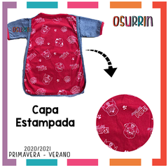 Remeras de algodón con CAPA estampa Patrulla Canina - Paw Patrol - Chase - Marshall - tienda online