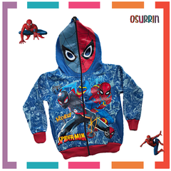 CAMPERA DOBLE FRISA CAPUCHA CON MÁSCARA Y BOLSILLOS. AMONG US T4 AL 12. en internet