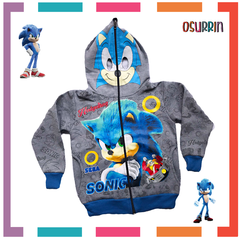 Imagen de CAMPERA DOBLE FRISA CAPUCHA CON MÁSCARA Y BOLSILLOS. AMONG US T4 AL 12.