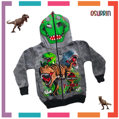 CAMPERA DOBLE FRISA CAPUCHA CON MÁSCARA Y BOLSILLOS. AMONG US T4 AL 12. - comprar online