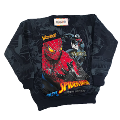 ¡PROMO! Buzo Frisa Estampa HOMBRE ARAÑA cuello redondo. T4 al 14 - comprar online