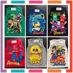 Musculosa Algodón SONIC Estampa Clásica. en internet