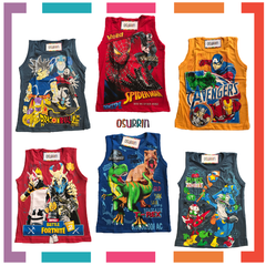Imagen de MUSCULOSA ALGODÓN ESTAMPA CLÁSICA DE PERSONAJES