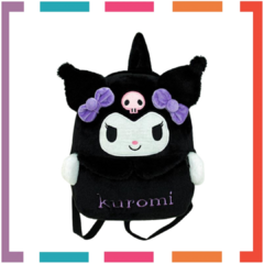 Mochila Importada Sanrio Soft Kuromi - Kitty - My Melody. Modelo grande en internet